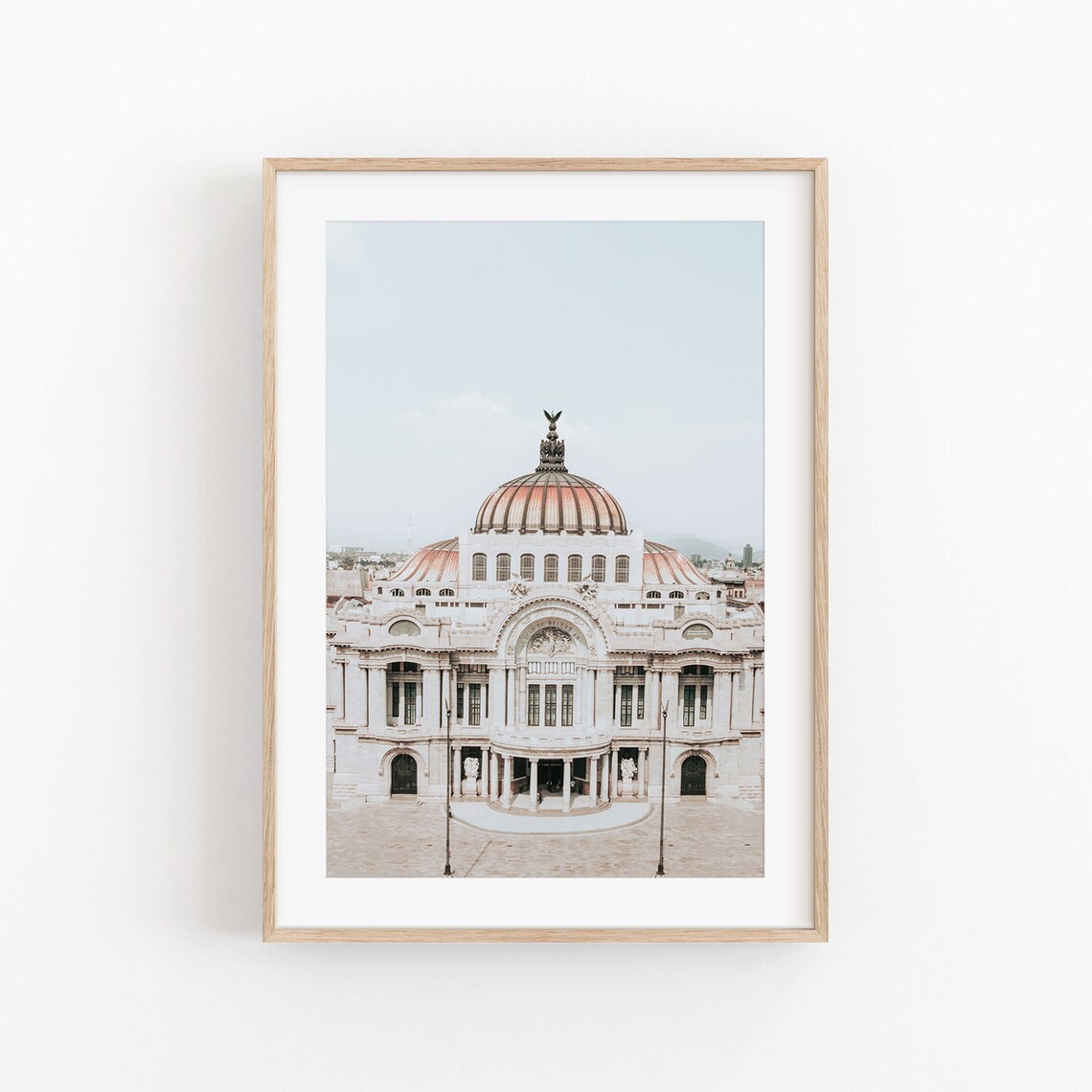 Mexico Minimalist City Photo Poster, Boho Decor
