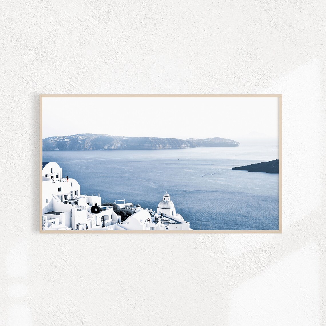 Greece City Travel Poster, Greek Cityscape Art