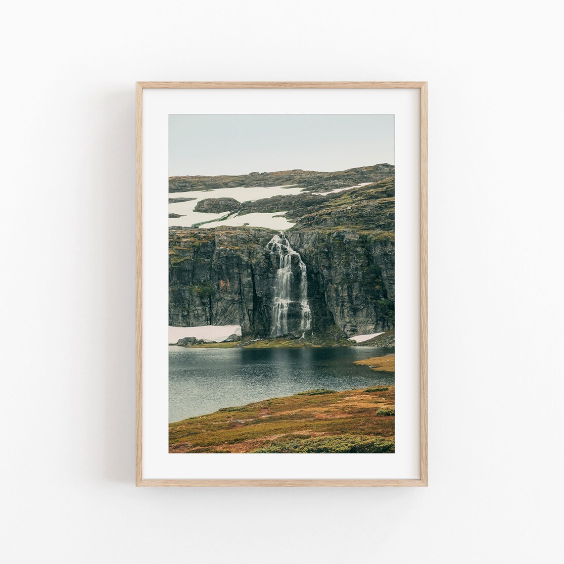 Nature Print Instant Art Lake Landscape Poster - Image 4