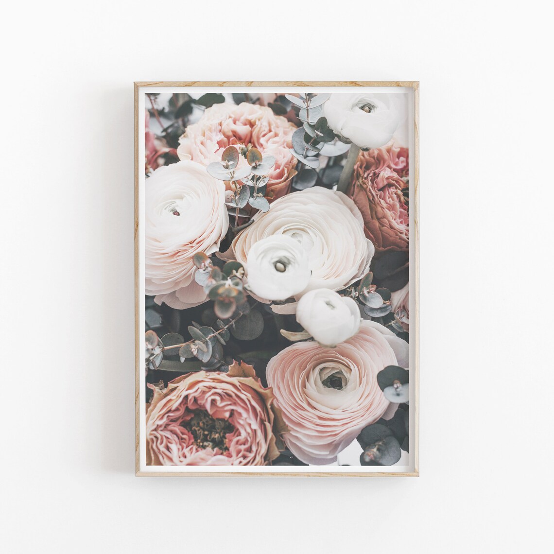 Peonies Floral Art Print, Desert Flowers Decor - Image 2