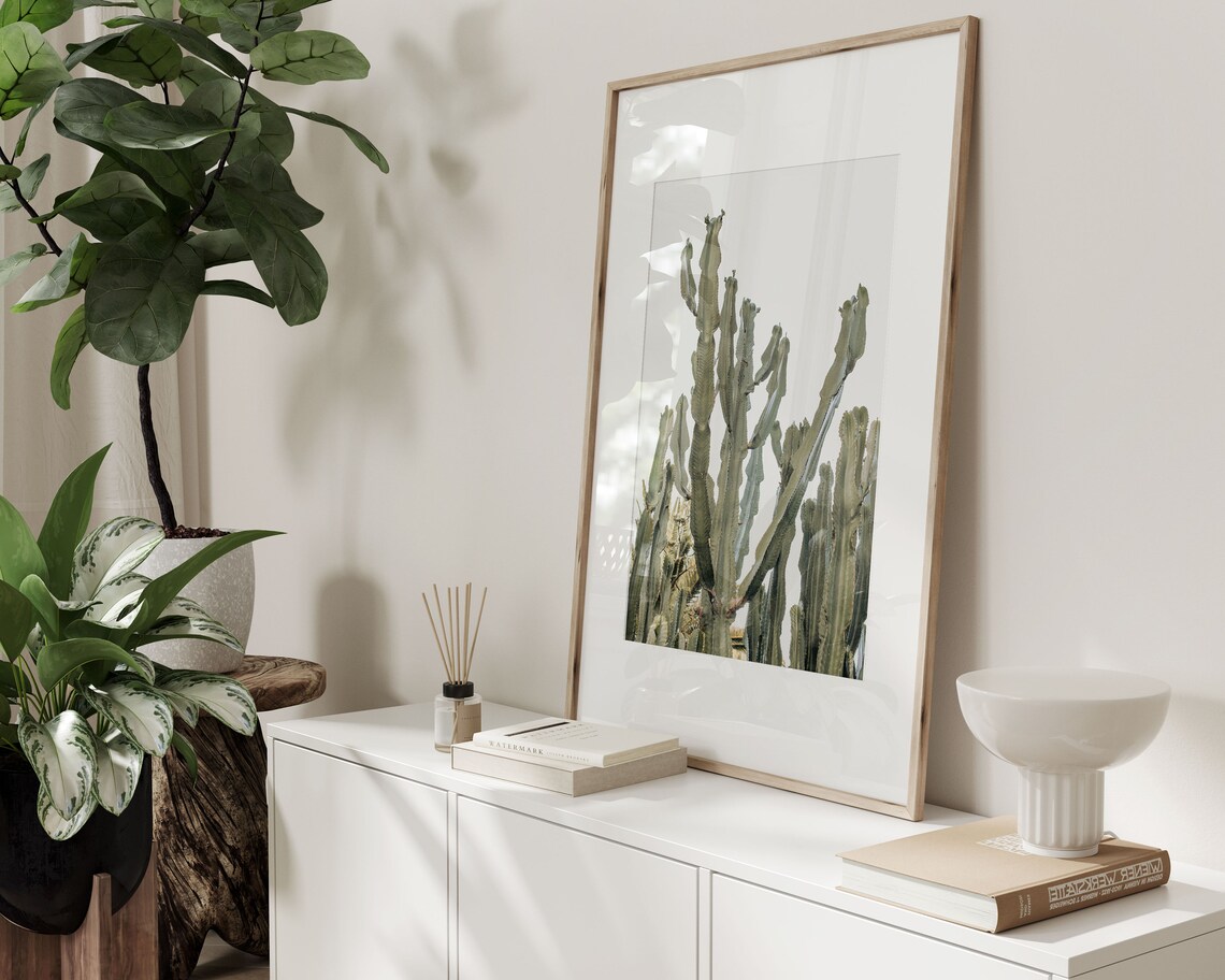 Cactus Print, Modern Minimalist Desert Art Print - Image 2
