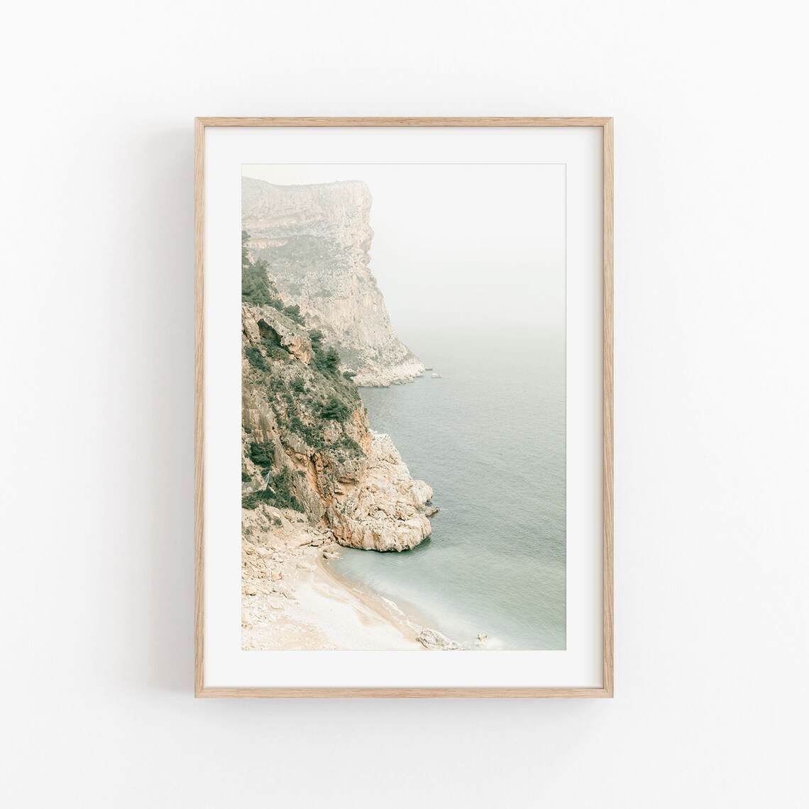 Ocean Print, Modern Minimalist Mediterranean Sea
