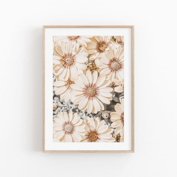 Summer Flowers Modern Minimalist Art Print