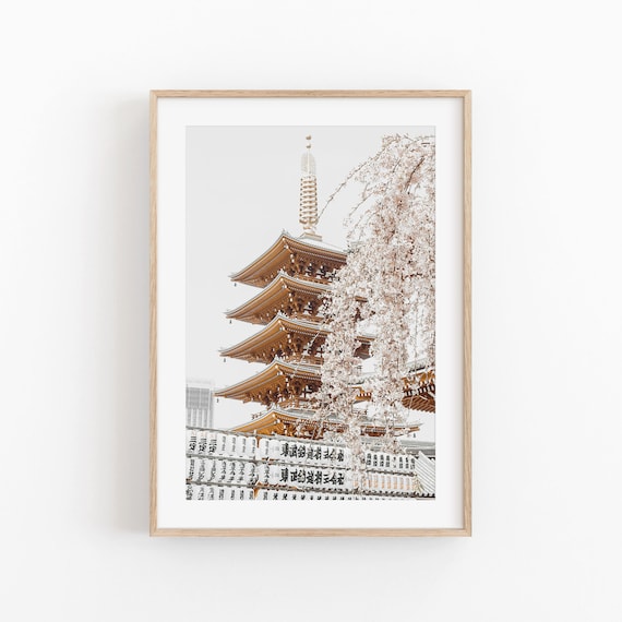 Japanese Temple Photography Wall Art Print