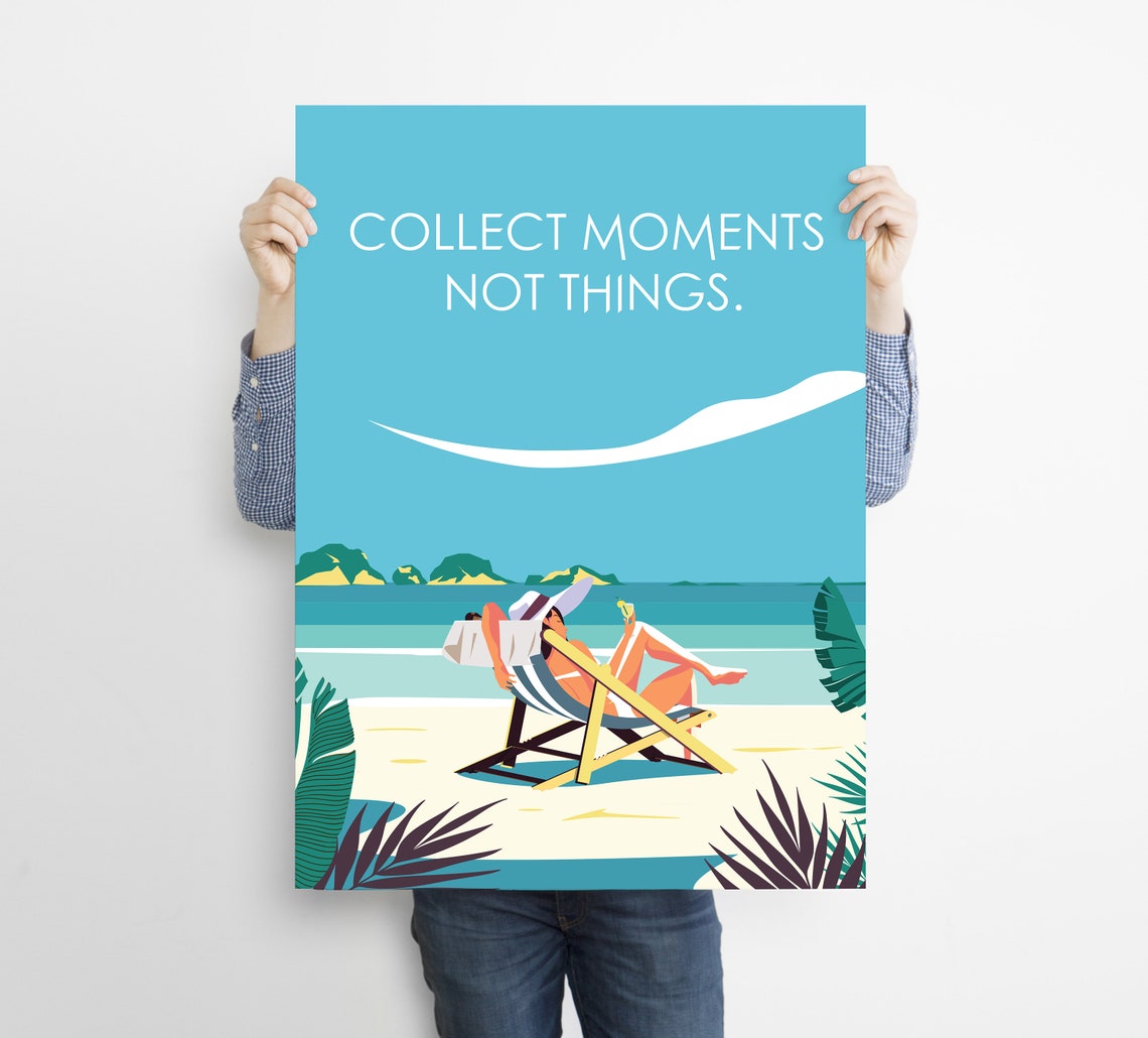 Thailand Vintage Travel Poster Phuket Travel Quote Wall Art Art Poster Travel Poster Inches 8x10 12x16 12x18 18x24 24x36 - Image 2