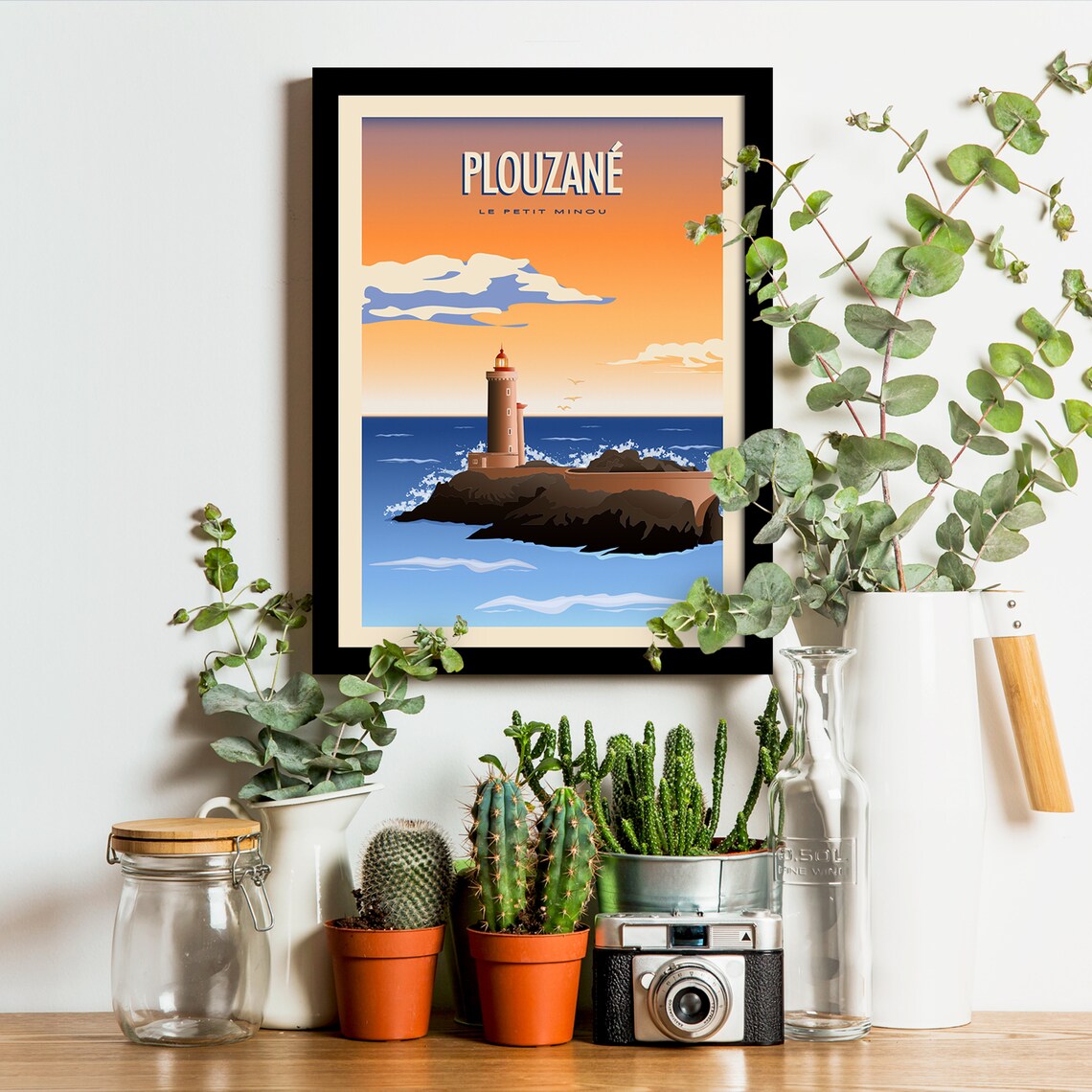 Le Petit Minou Travel Poster, Vintage Brittany - Image 3