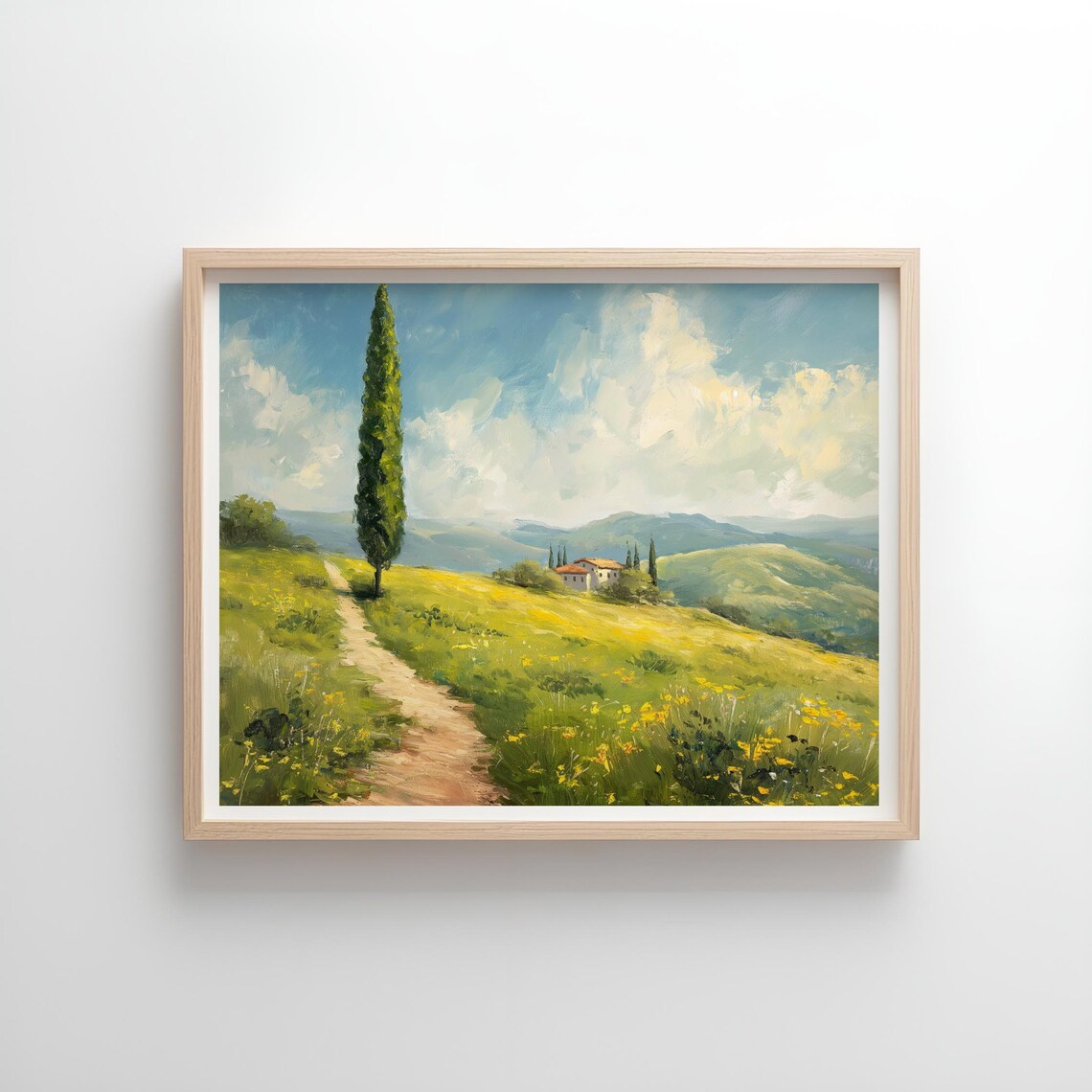 Tuscan Countryside Pathway, Rustic Italian Landscape - Image 4