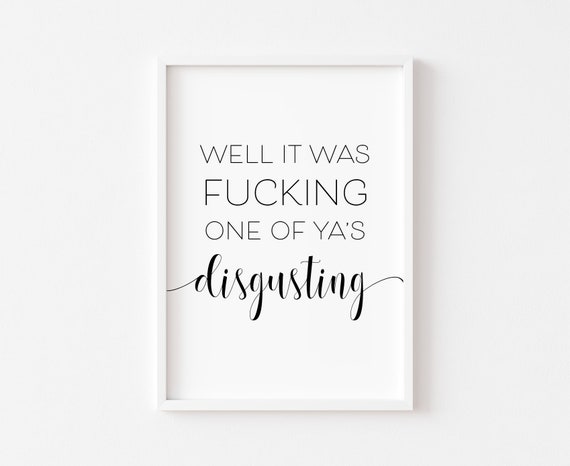 Minimalist Bathroom Humor Art Print, Funny Decor