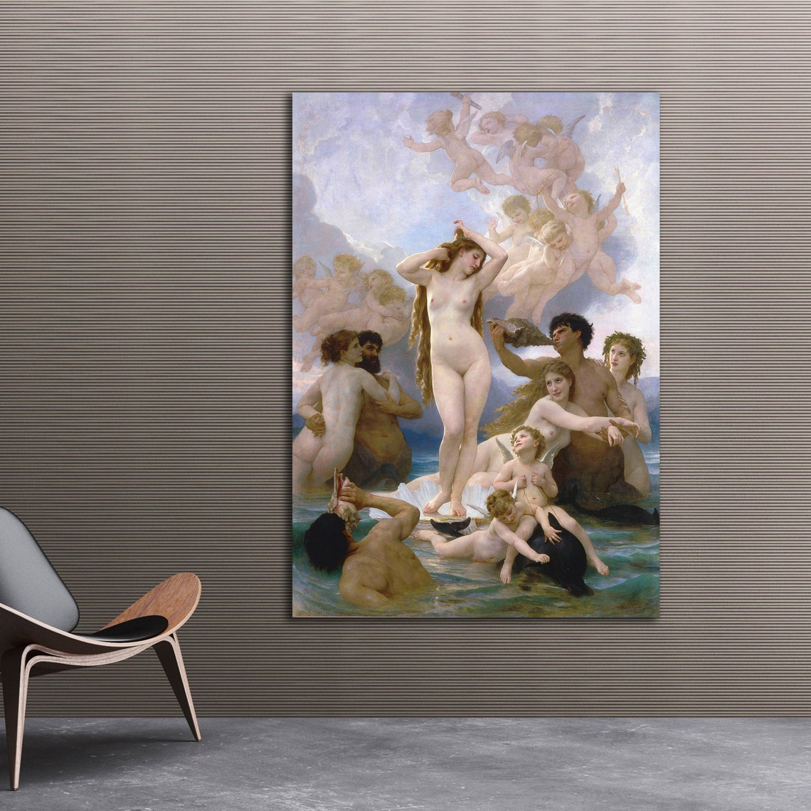 William Bouguereau Birth Of Venus Classic Mythology Art Poster - Image 2