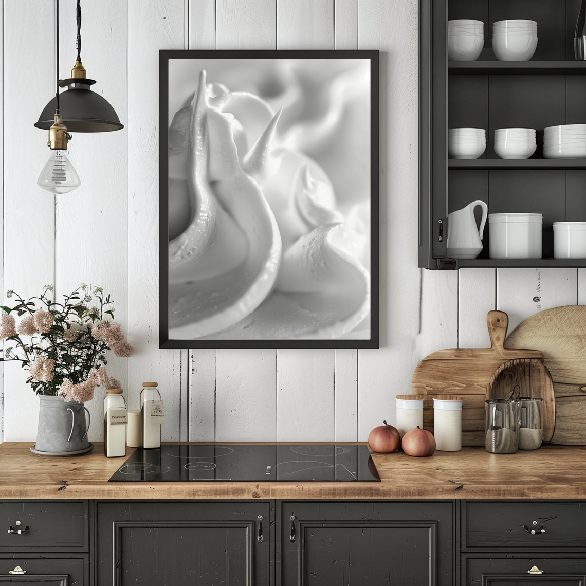 Buttercream Icing Kitchen Wall Art For Bakers Elegant Kitchen Baking Print Pastry Chef Wall Decor Print Modern Kitchen Art - Image 2