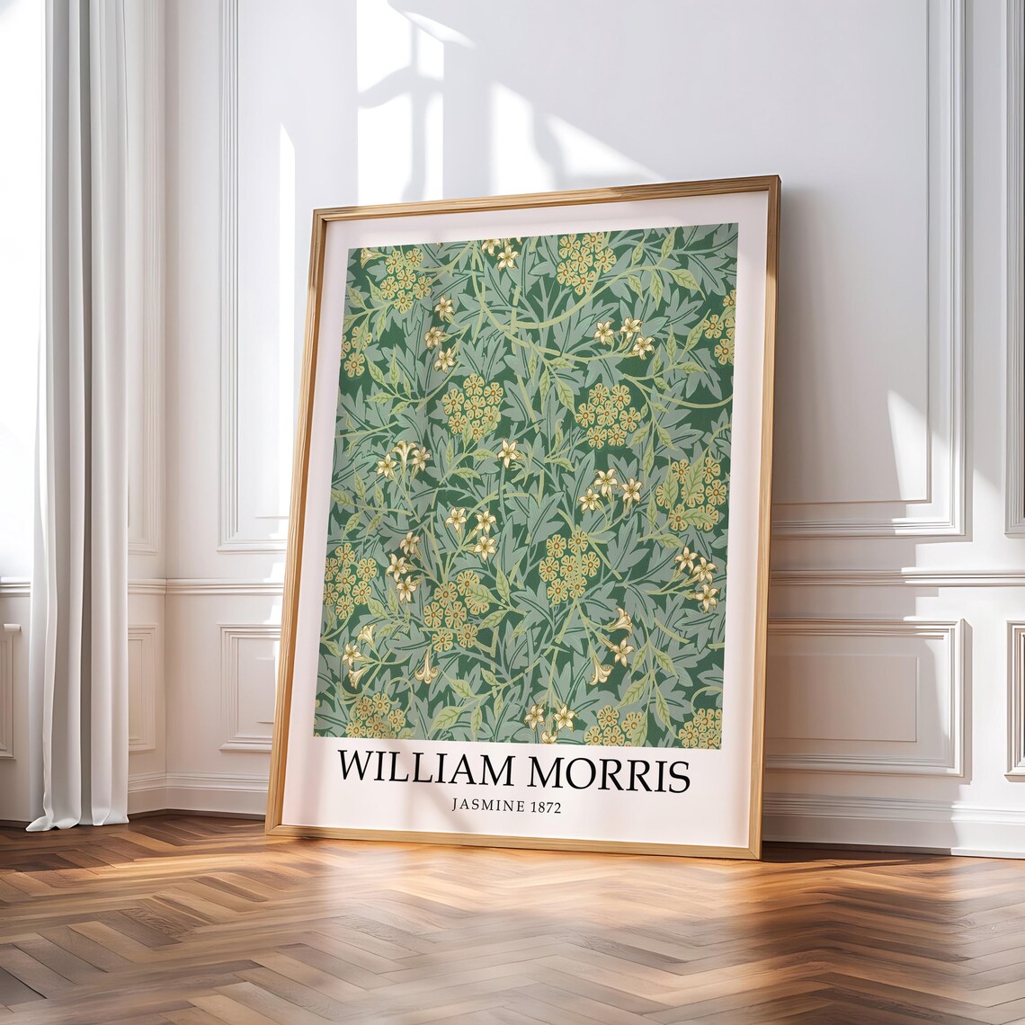 William Morris Vintage Floral Illustration, Botanical Art - Image 5