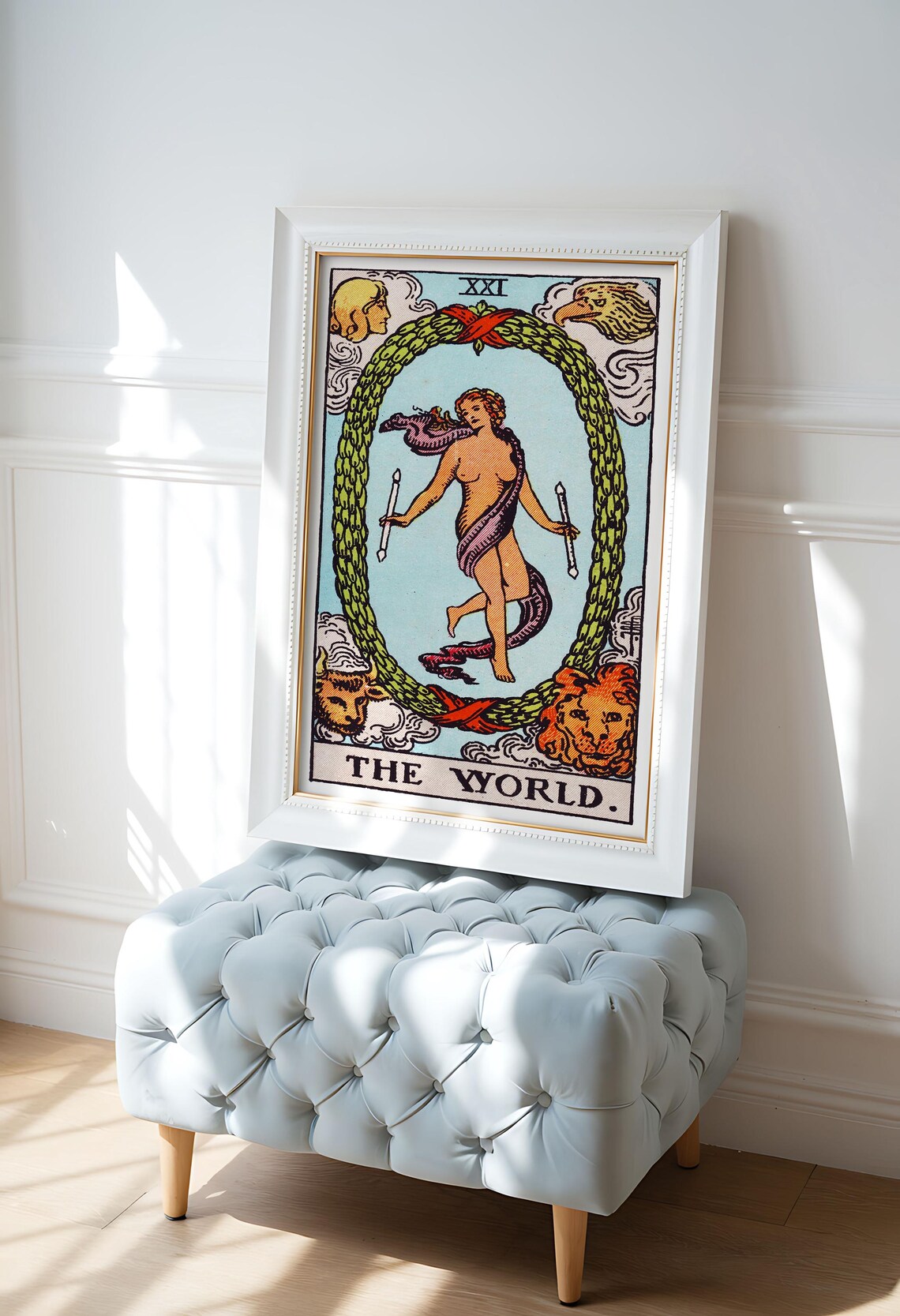 Tarot Cards Rider Waite, The World Mystical Poster - Image 3