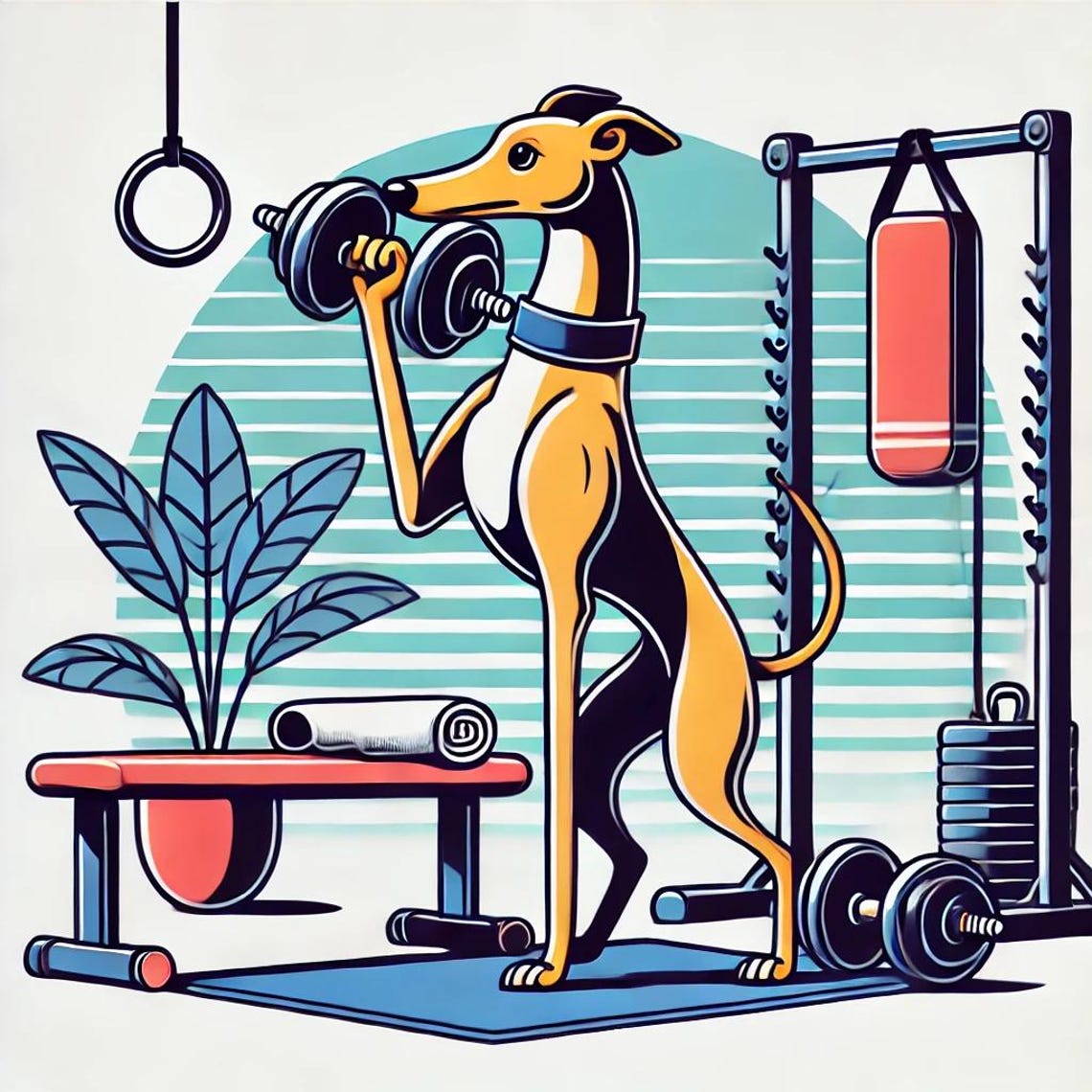 Cute Dog Print Retro Home Poster Funny Colorful Eclectic Posters Wholesome Prints Greyhound Decor Unique Posters - Image 5