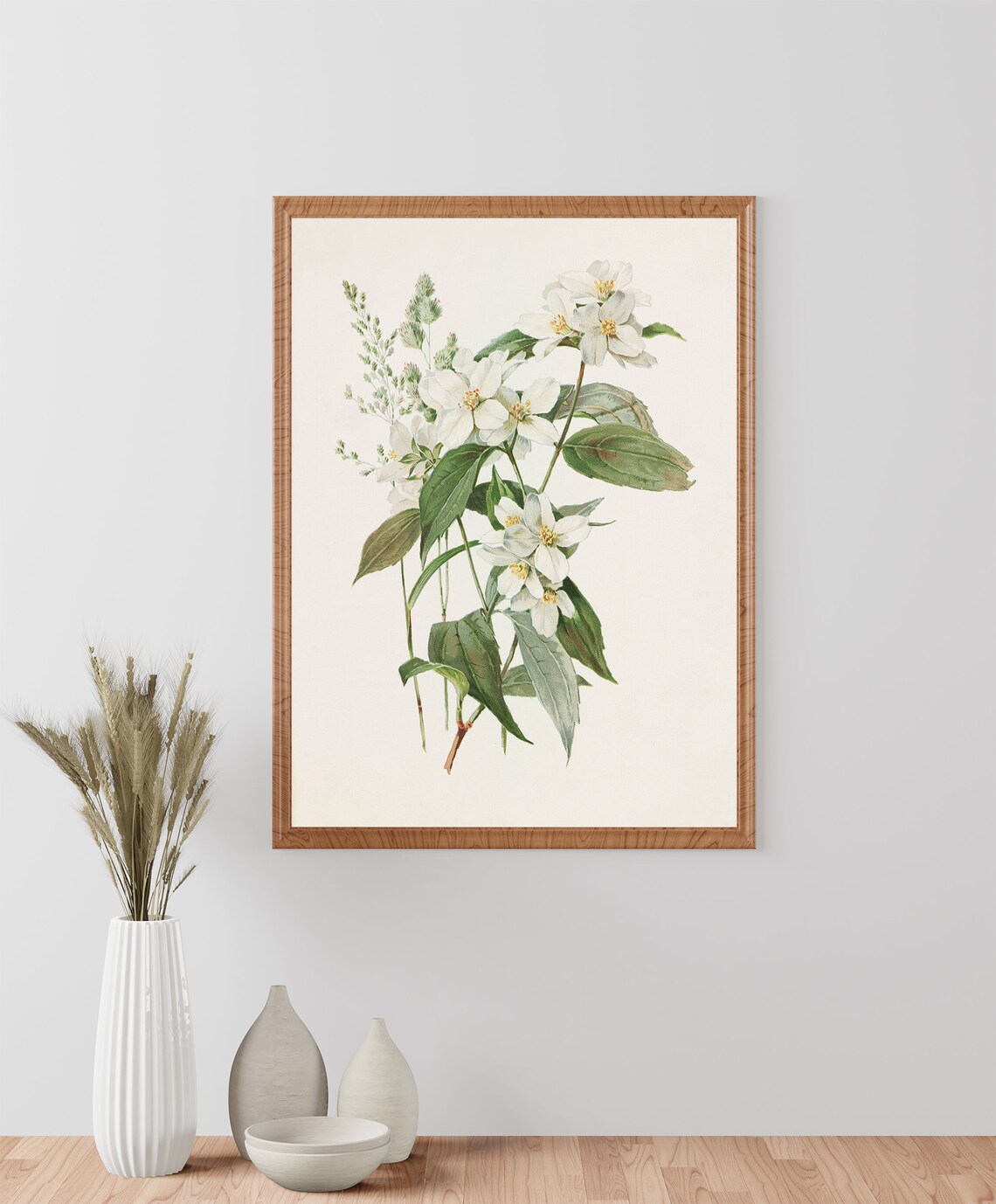 Vintage Botanical Flower Illustration Art Print - Image 2