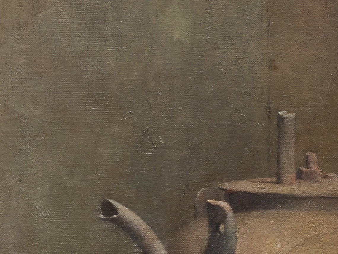 Rustic Kitchen Still Life Vintage Cauldron Jug Kettle Art Print - Image 2