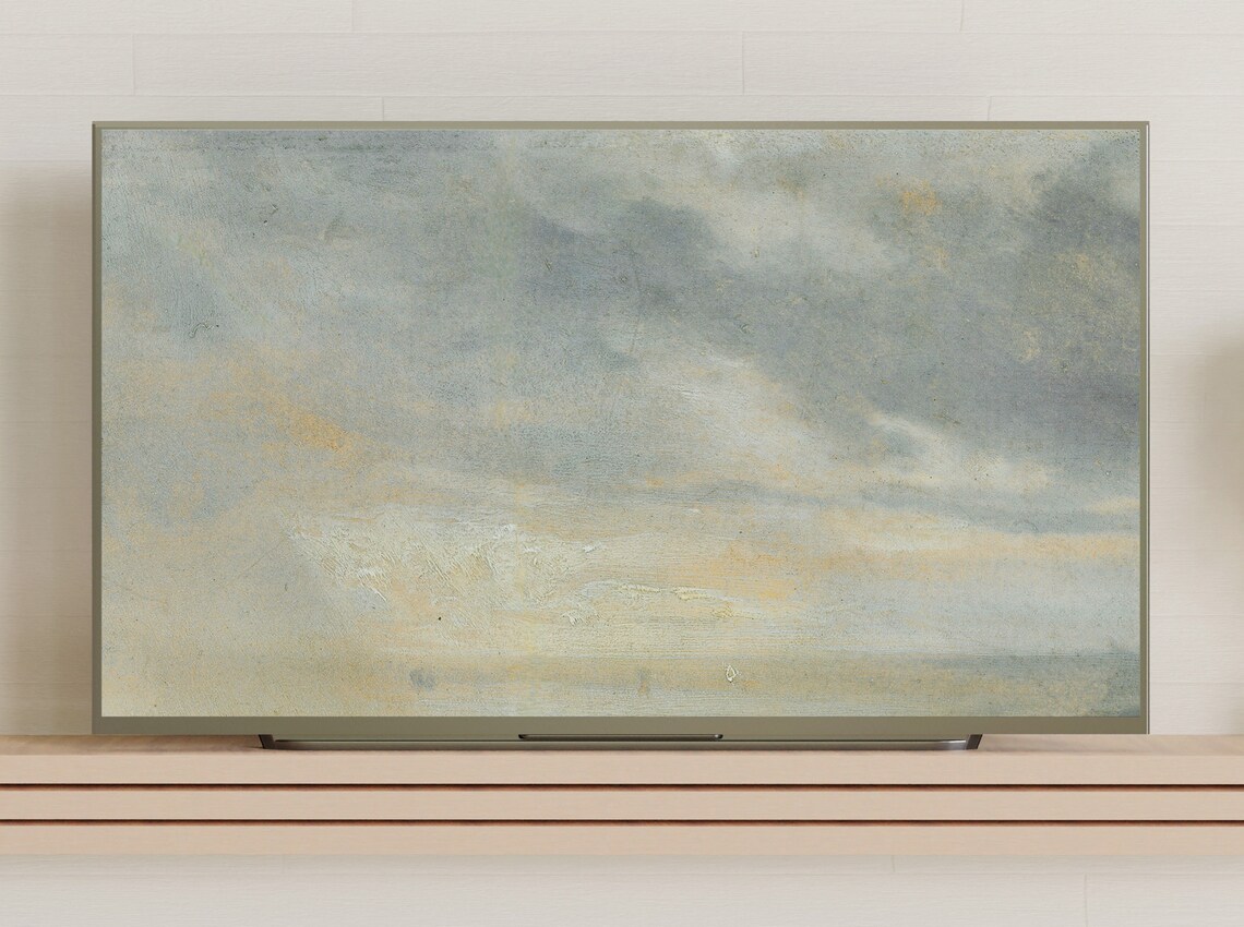 Vintage Sky Landscape Abstract Art Print - Image 3
