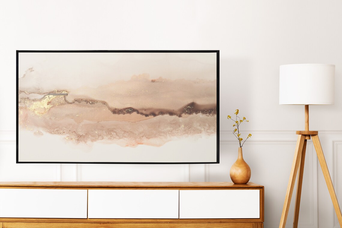 Modern Abstract TV Art Print, Abstract Decor - Image 2