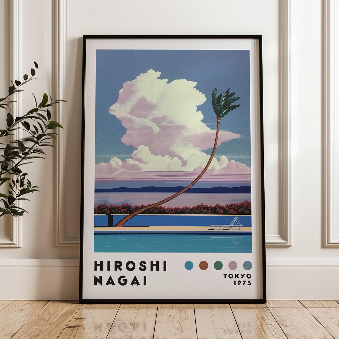 Hiroshi Nagai Minimalist Vaporwave Art Print