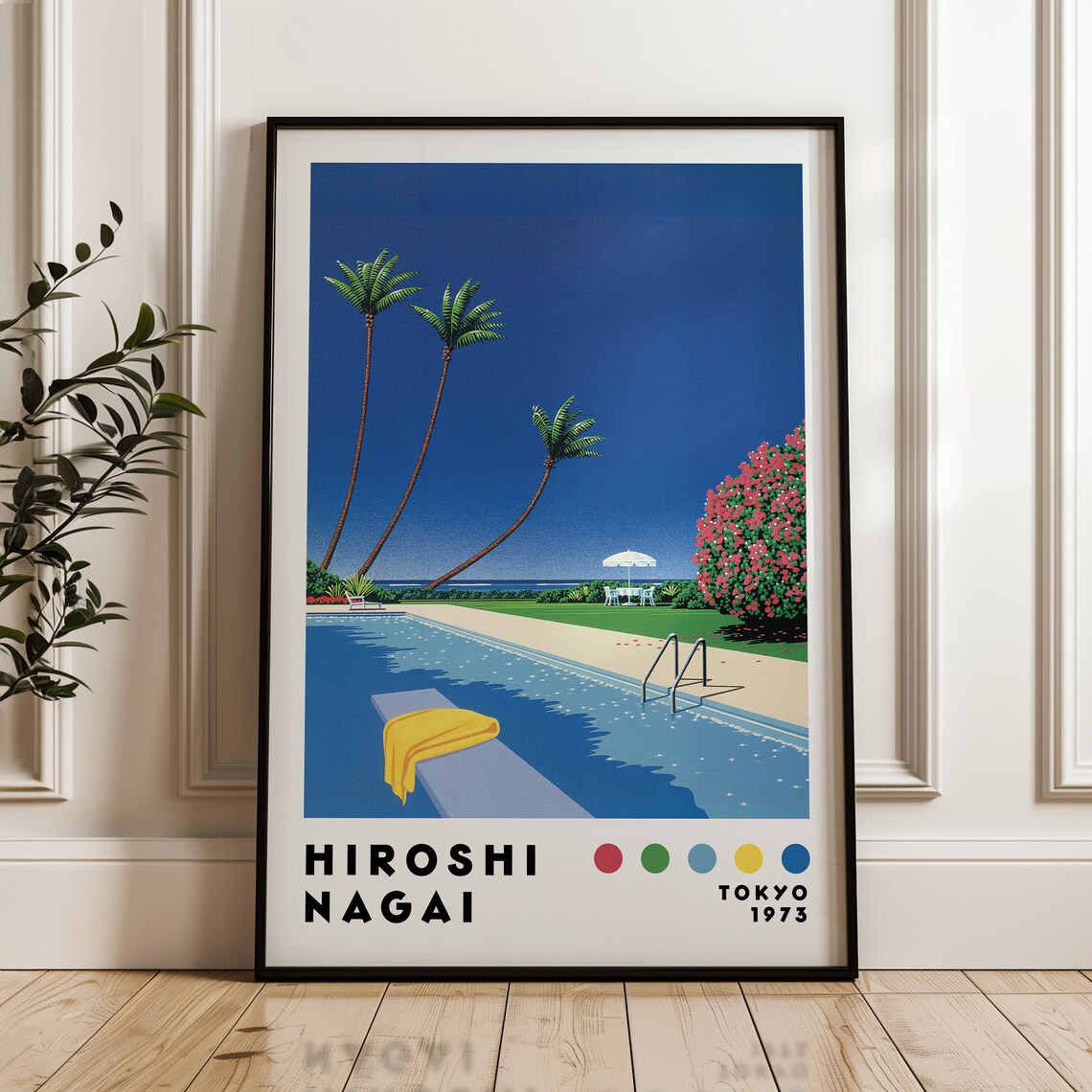 Hiroshi Nagai City Pop Minimalist Poster