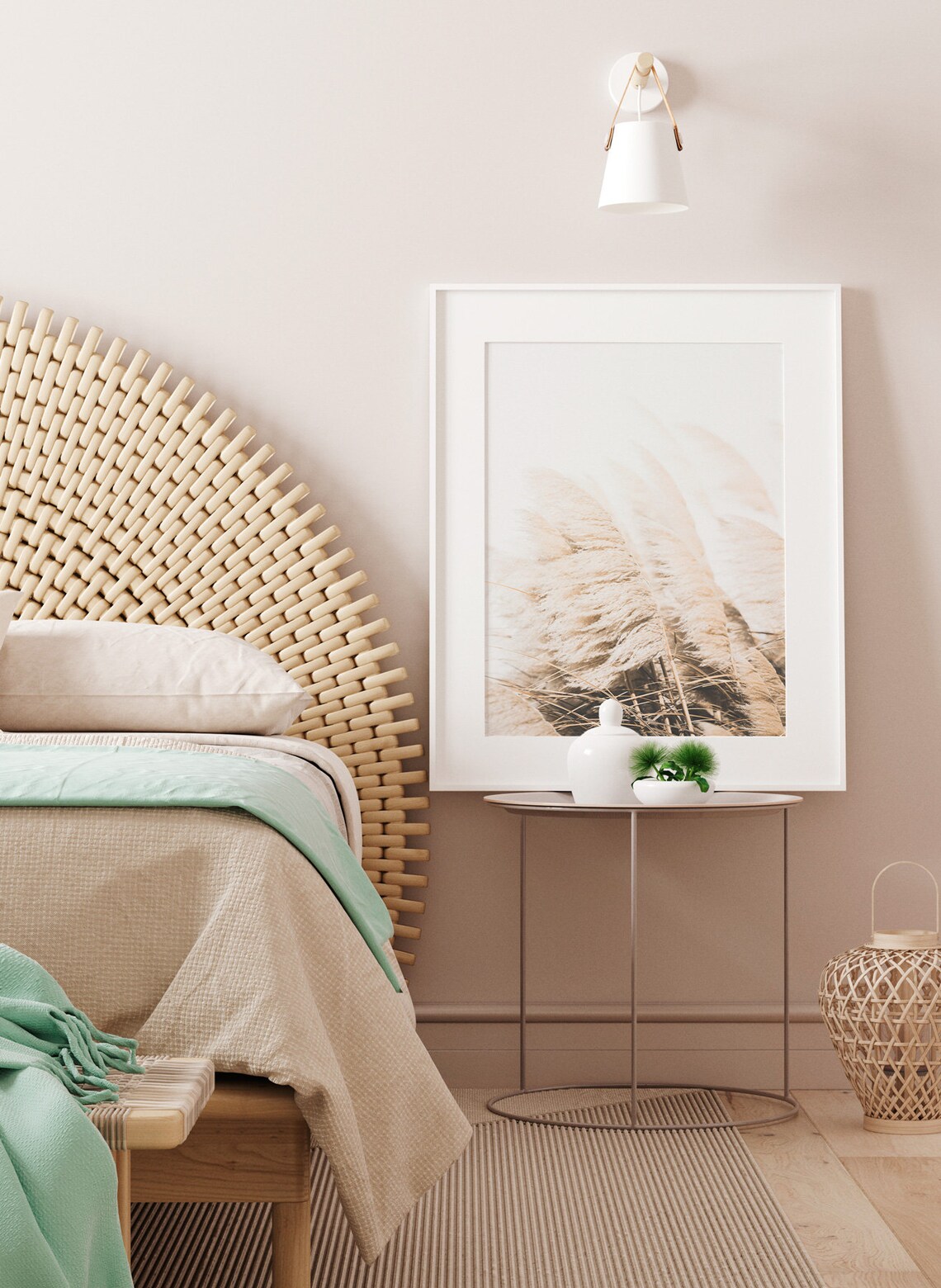Boho Decor Bedroom Over The Bed Wall Art - Image 3