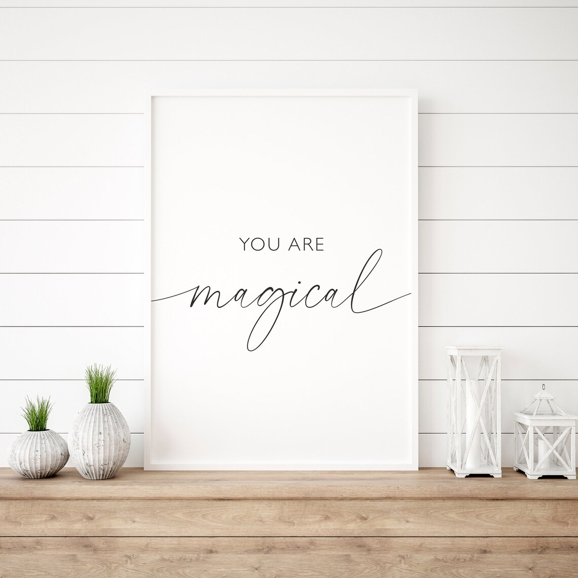 You Are Magical Nursery Decor, Minimal Poster - Image 4