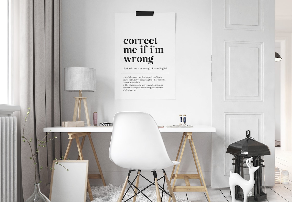 Correct Me If I'm Wrong, Funny Office Definition - Image 3