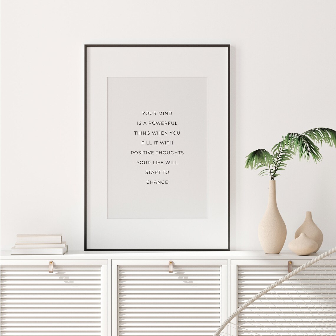 Your Mind Is A Powerful Thing, Motivational Quote Art Print - Image 4