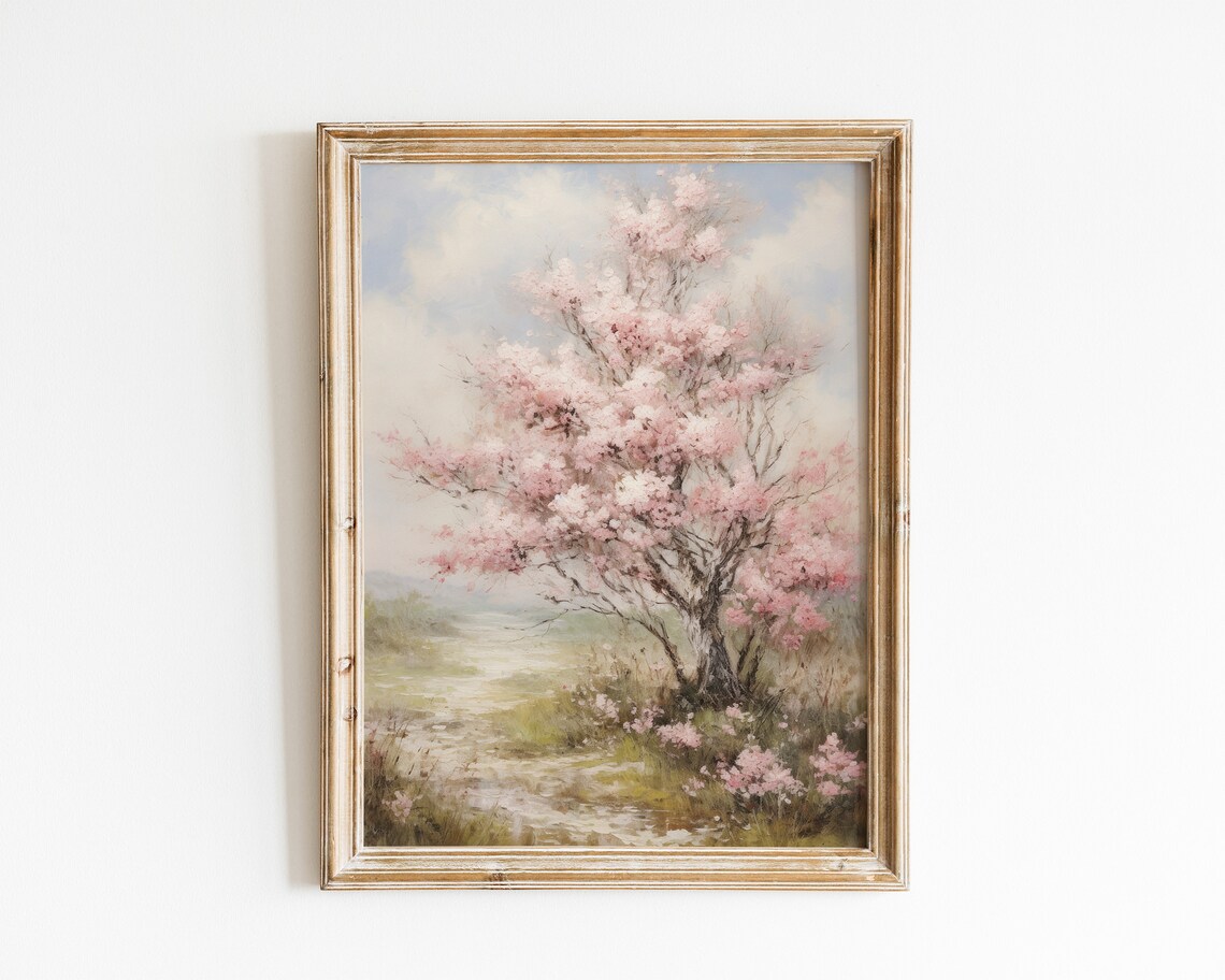 Vintage Tree Print, Botanical Wall Art Print