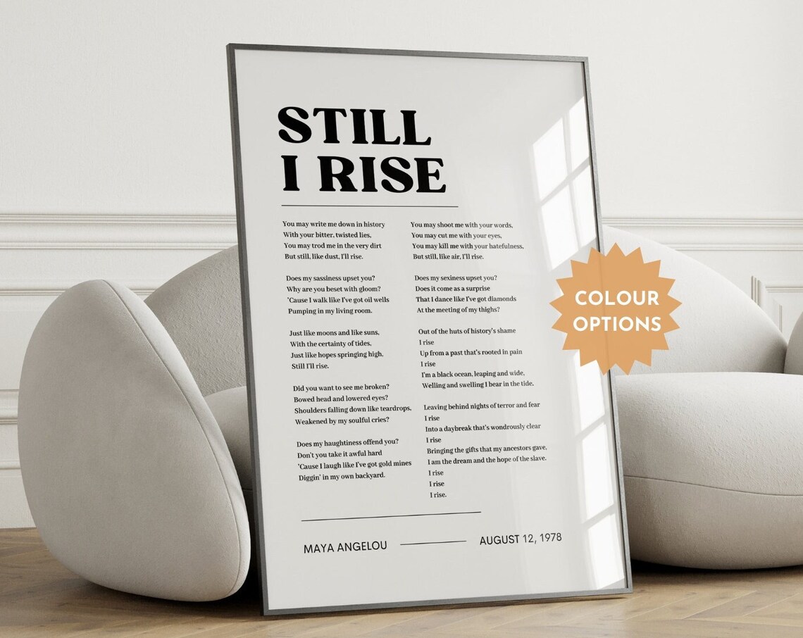 Custom Poem Print, Personalised Typography Poster - Image 4
