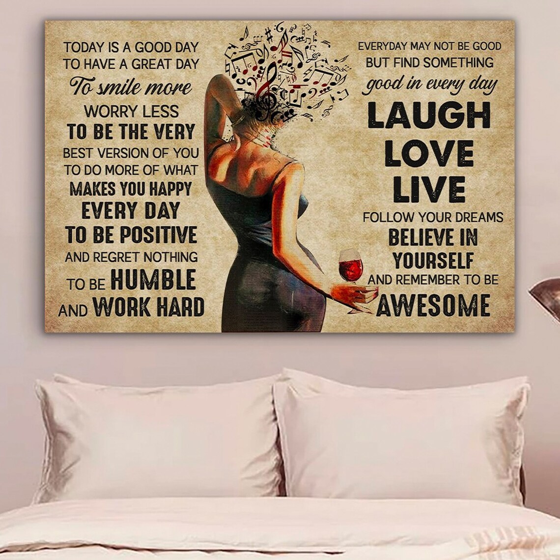 Today Is a Good Day to Have a Great Day Inspirational Music Poster - Image 4
