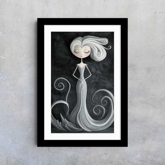 Whimsical Dance Art Print Modern Wall Art Decor Unique Gift For Dancer Stylish Home Office Decoration