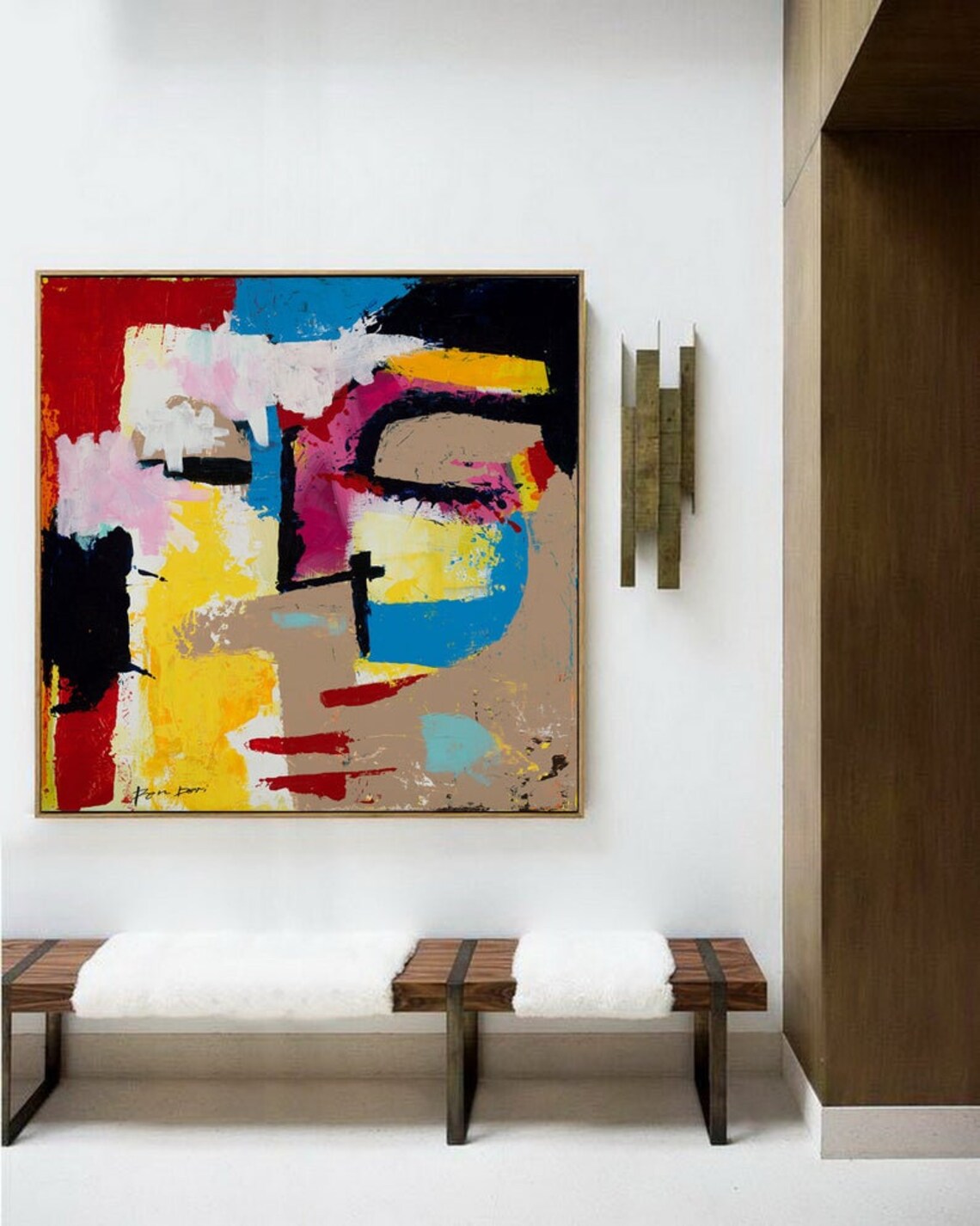 Bold Abstract Painting, Modern Wall Art Print - Image 3