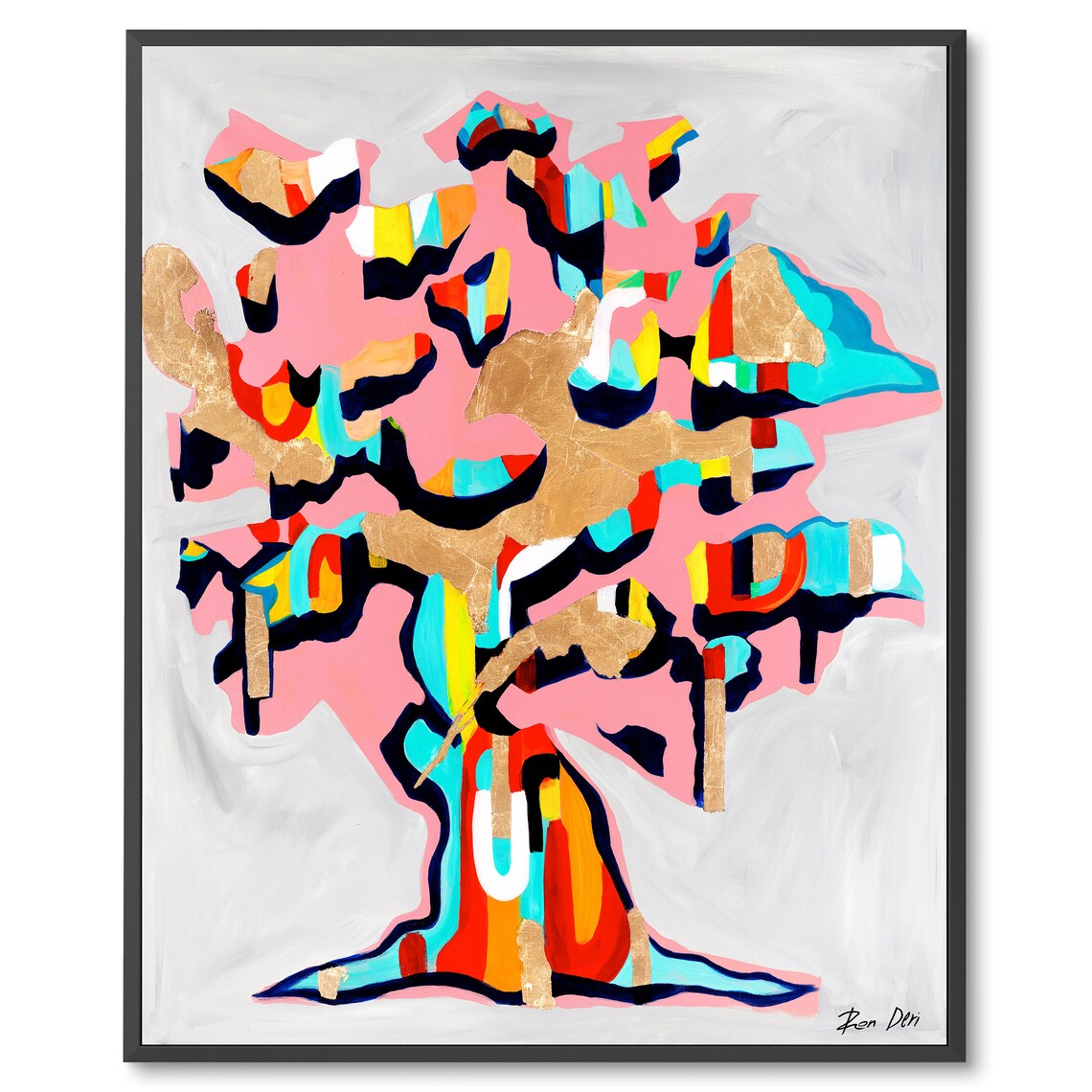 Tree Of Life Abstract Art Print, Modern Wall Decor - Image 4