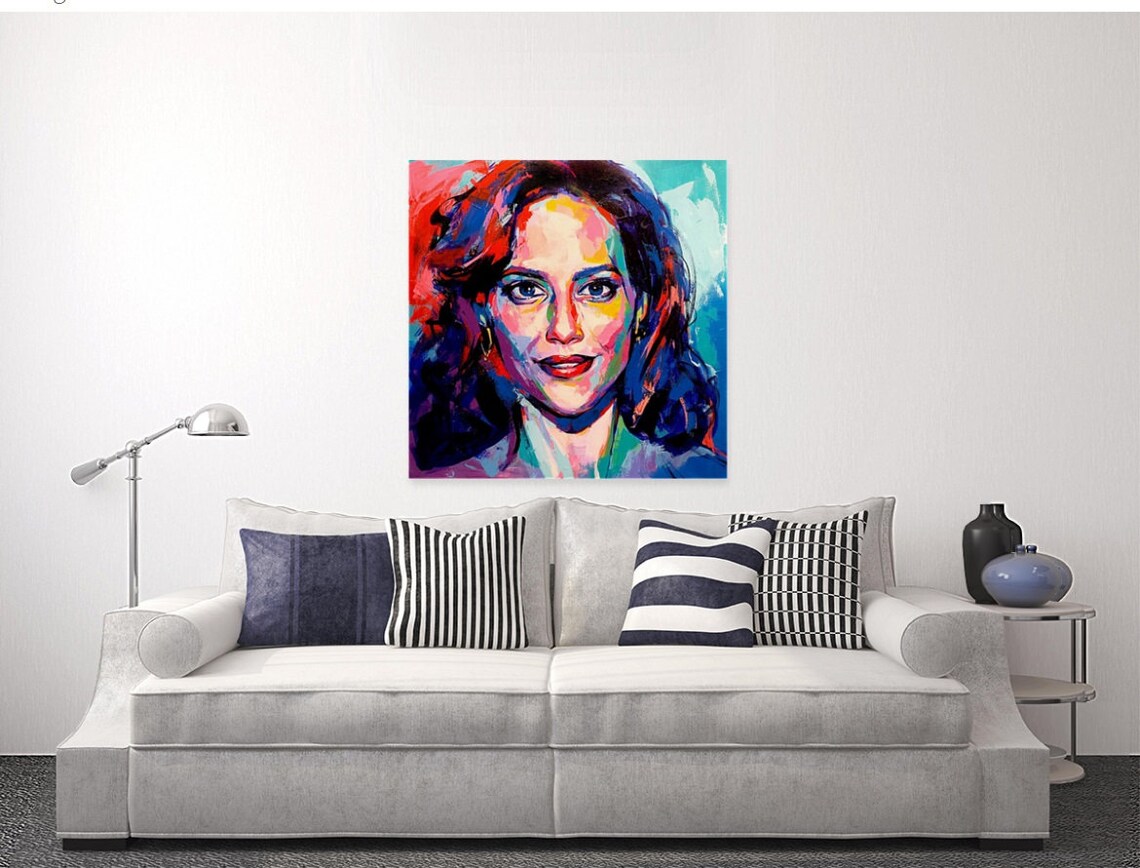 Brittany Murphy Colorful Pop Art Portrait Celebrity Art Poster - Image 2