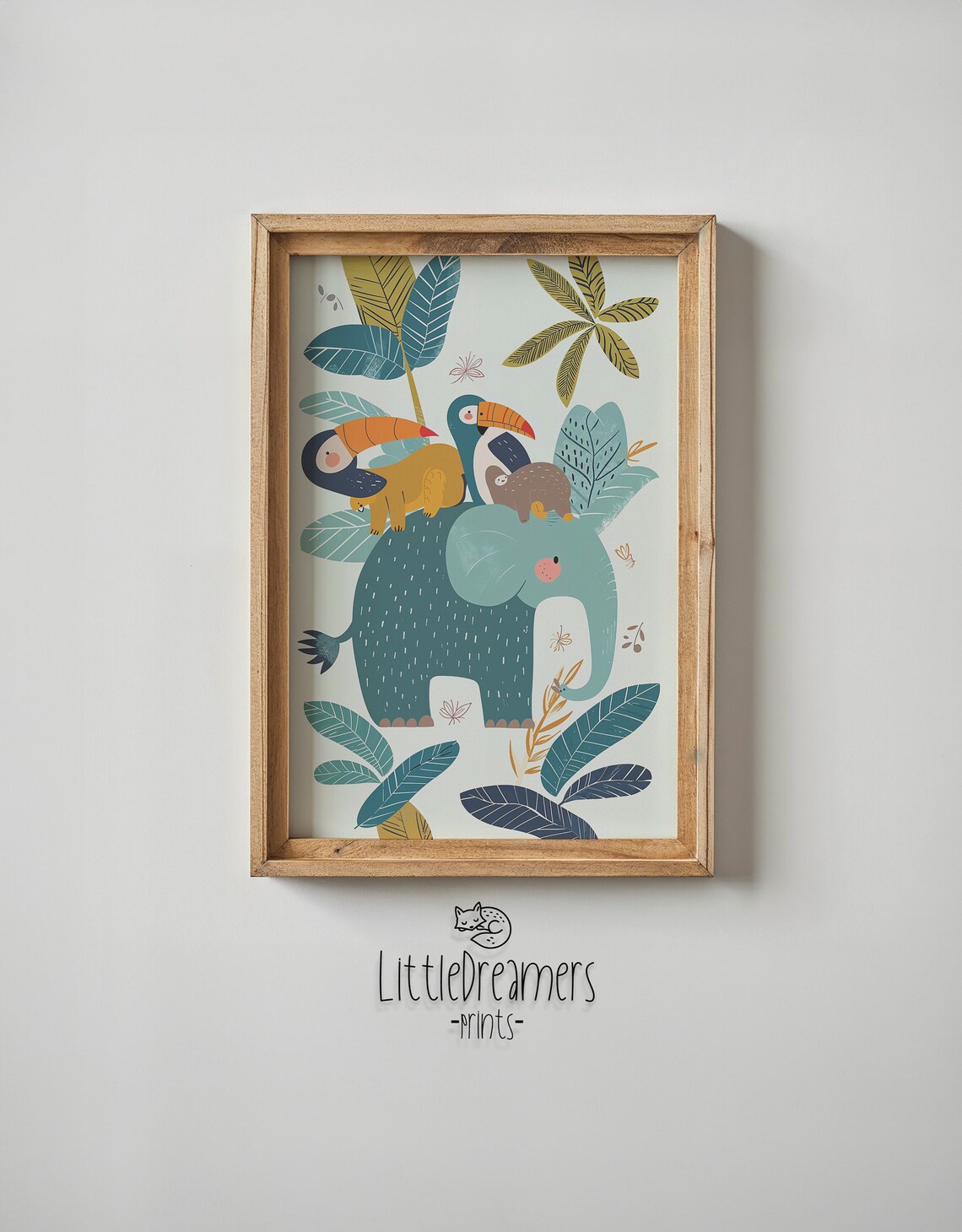 Jungle Animals Nursery Wall Art, Safari Theme Poster - Image 6