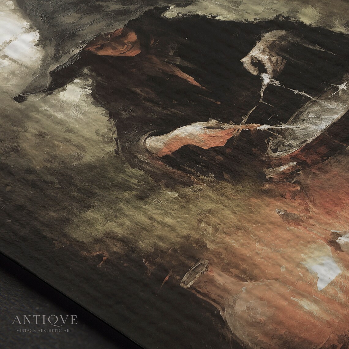 Witch Making Potions In Her Cauldron, Halloween Art Print - Image 3