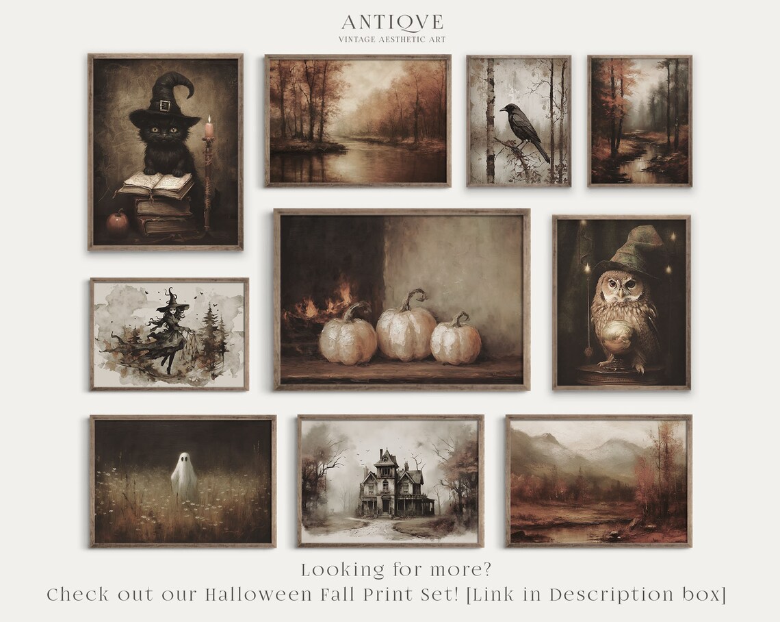 Fall Landscape - Rustic Autumn Art - Image 2