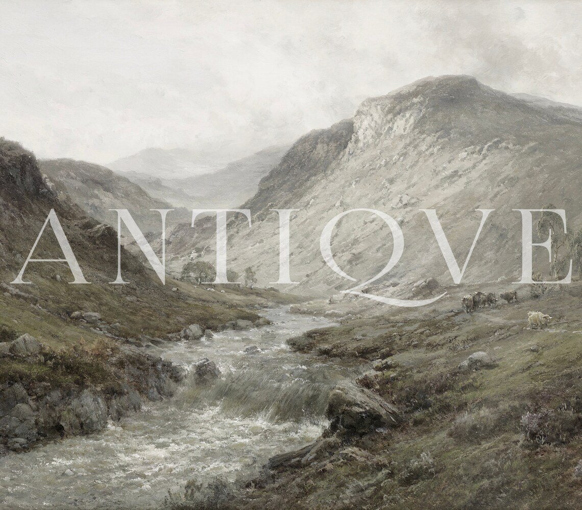Scottish Mountains Waterfall, Perthshire Landscape - Image 2