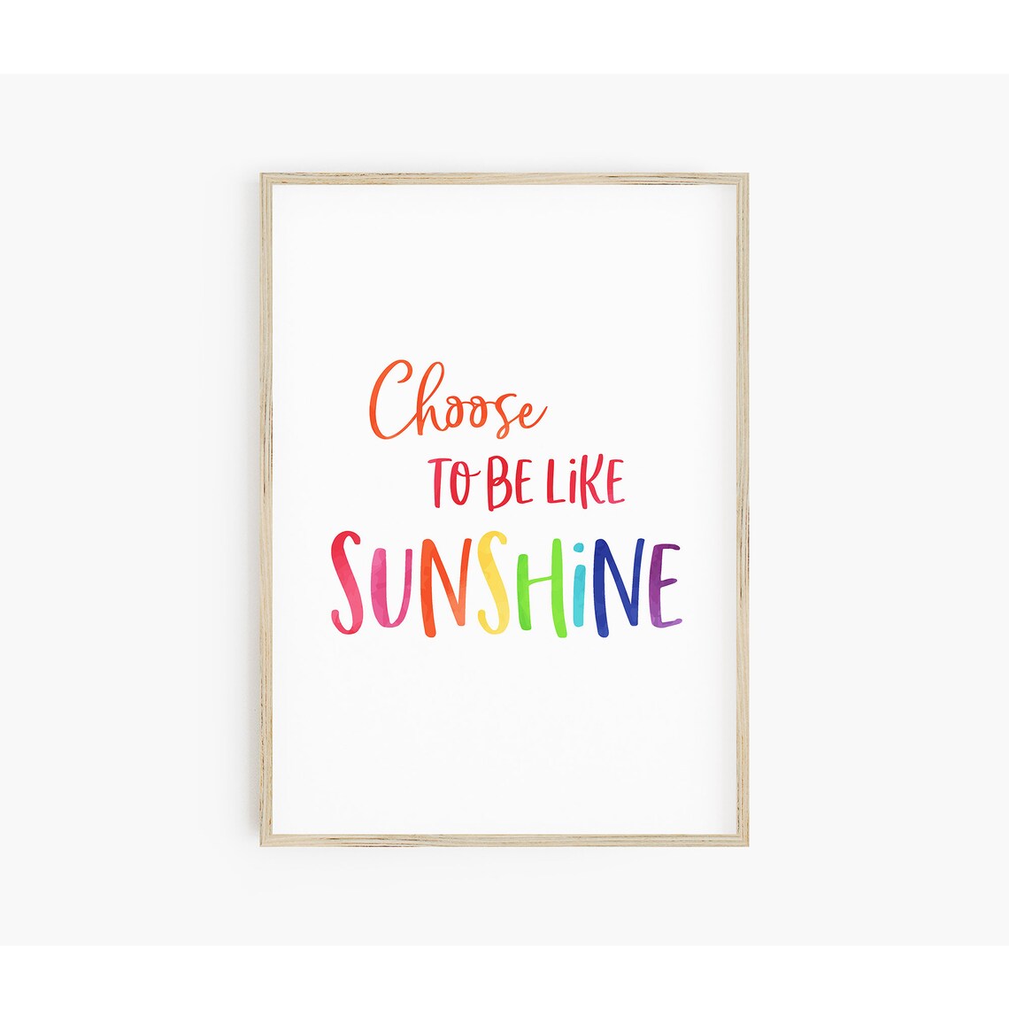 Sunshine Quote Positive Growth Mindset Art Print - Image 3