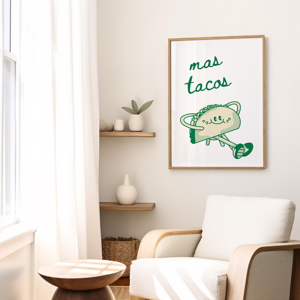 Taco Print Retro Spanish Kitchen Art Print - Image 2