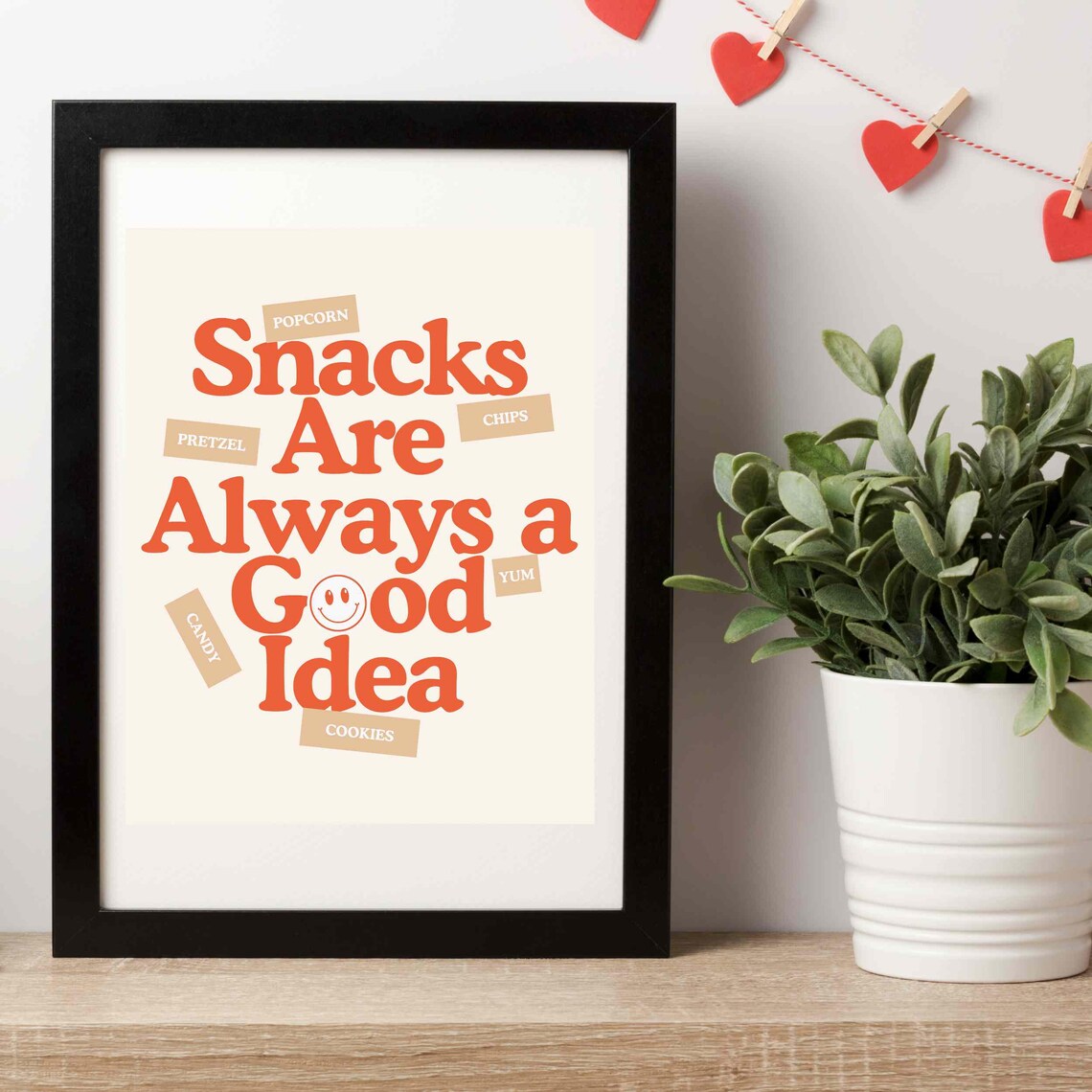 Snacks Are Always A Good Idea, Retro Kitchen Decor - Image 3