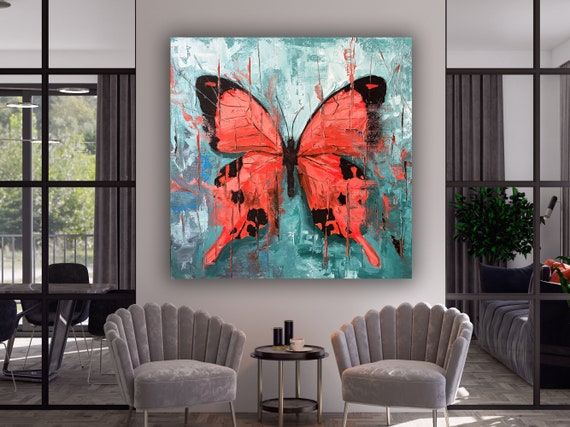 Butterfly Wall Art Butterfly Print Art Home Decor Wall Art Living Room Wall Art