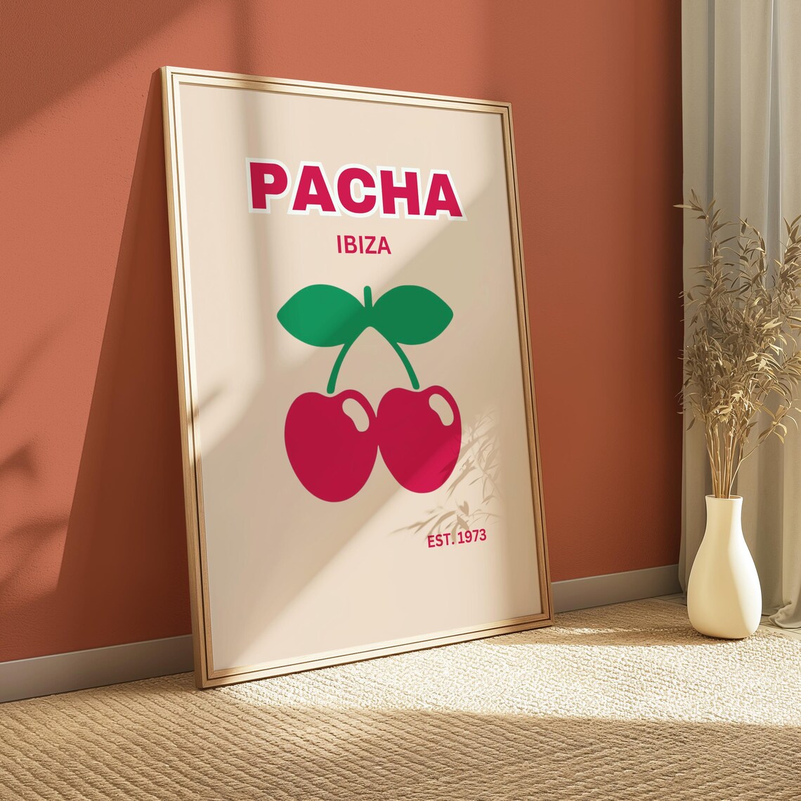 Pacha Ibiza Retro Club Quote Poster Print