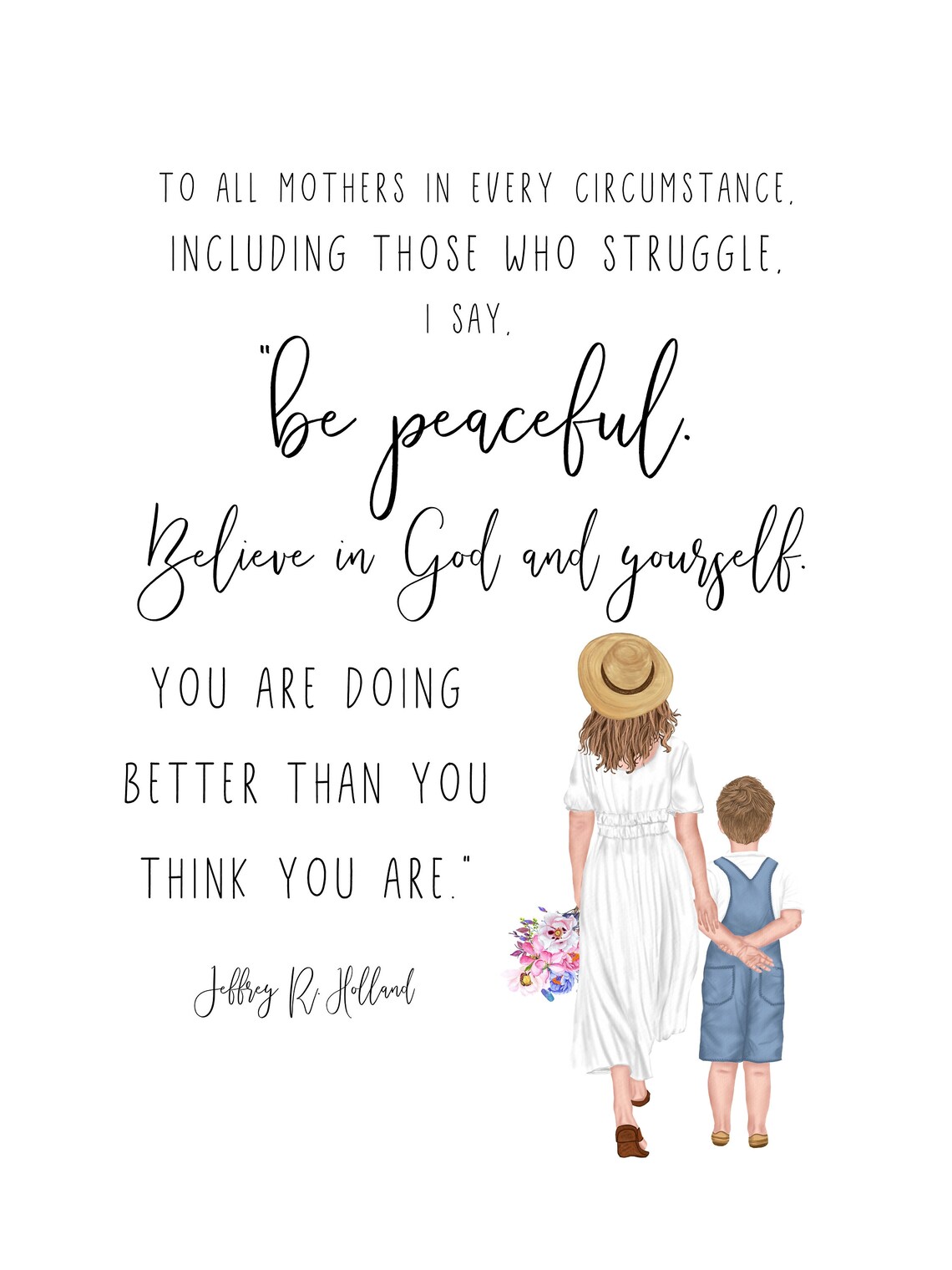 You Are Doing Better Than You Think Quote Print - Image 2
