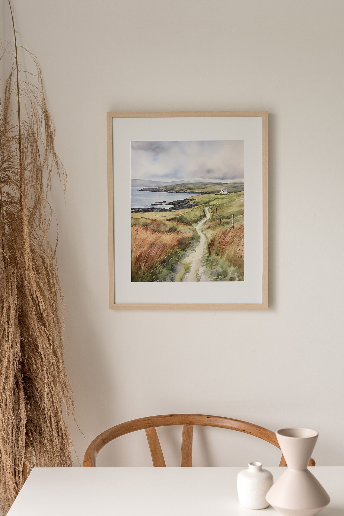 Wild Atlantic Way Ireland Coastal Cottage Art Print - Image 4