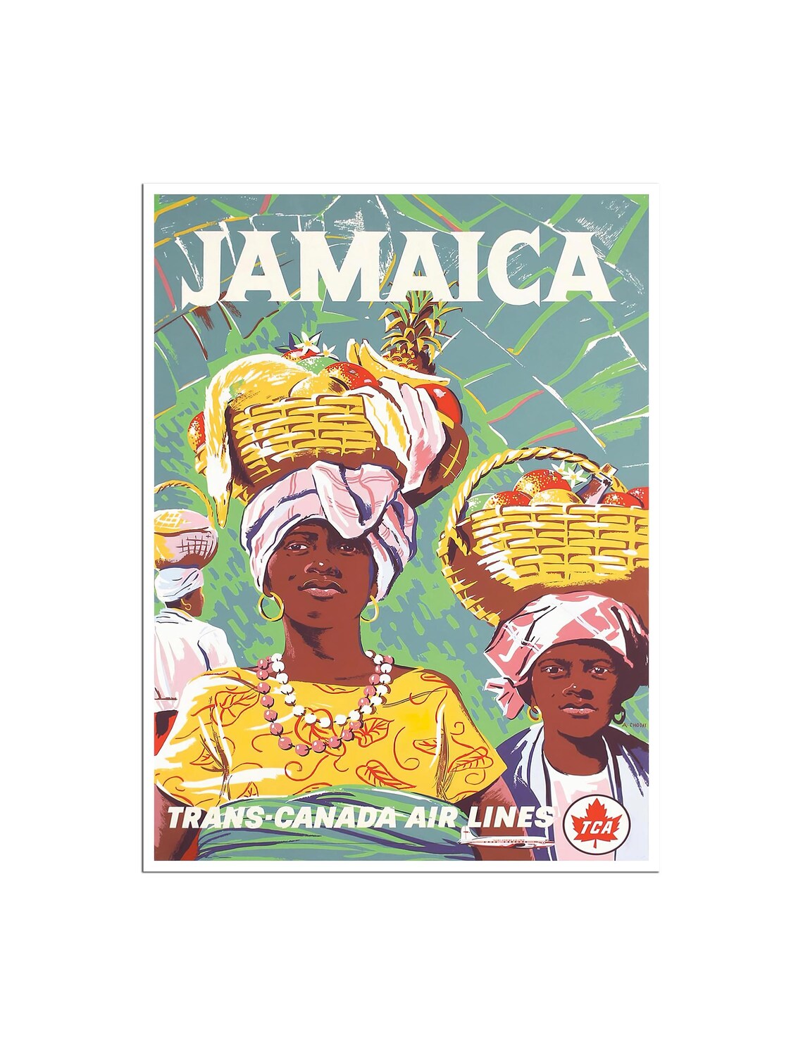 Jamaica Vintage Travel Poster Art Print