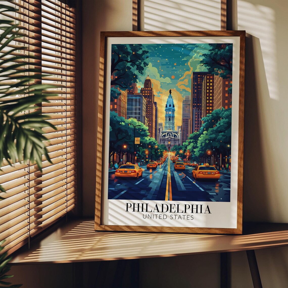 Philadelphia Travel Poster, Home Decor Print - Image 3