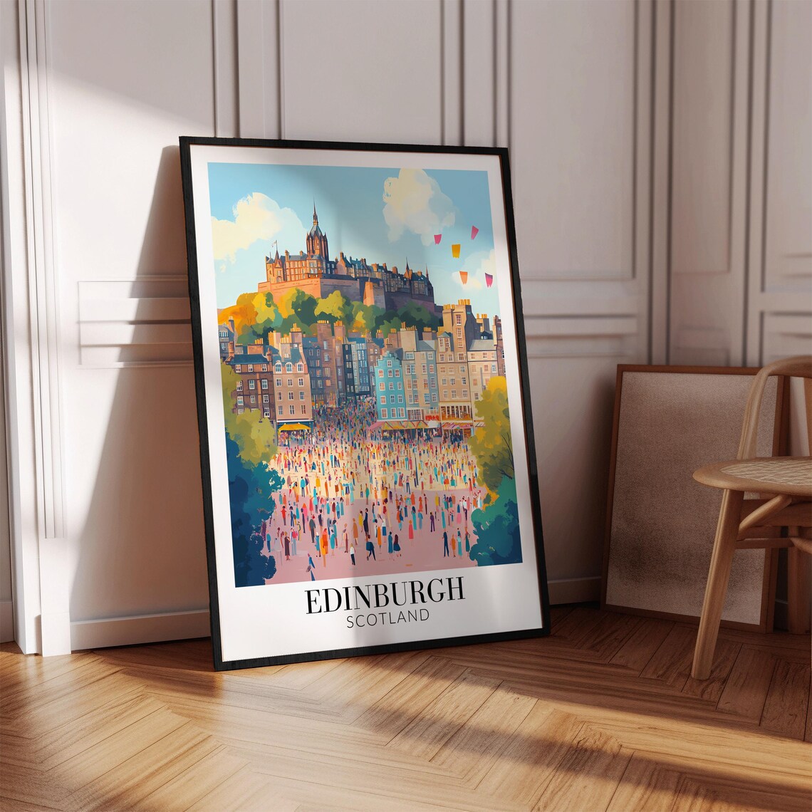 Edinburgh Scotland Travel Poster, Home Decoration - Image 4