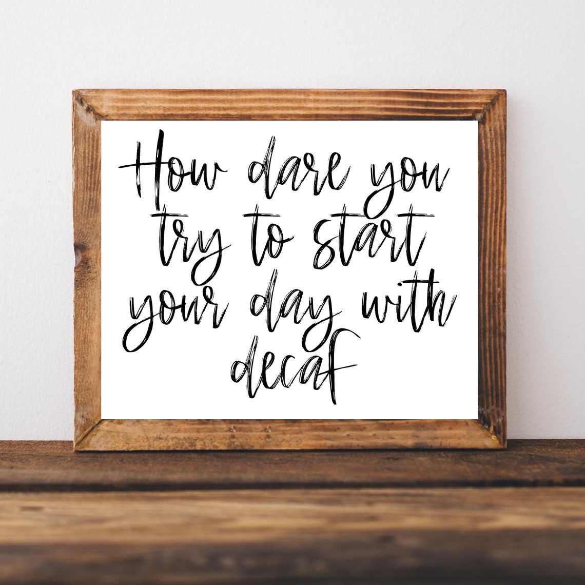 Coffee Prints Bar Sign Shop Wall Decor Art Funny Signs