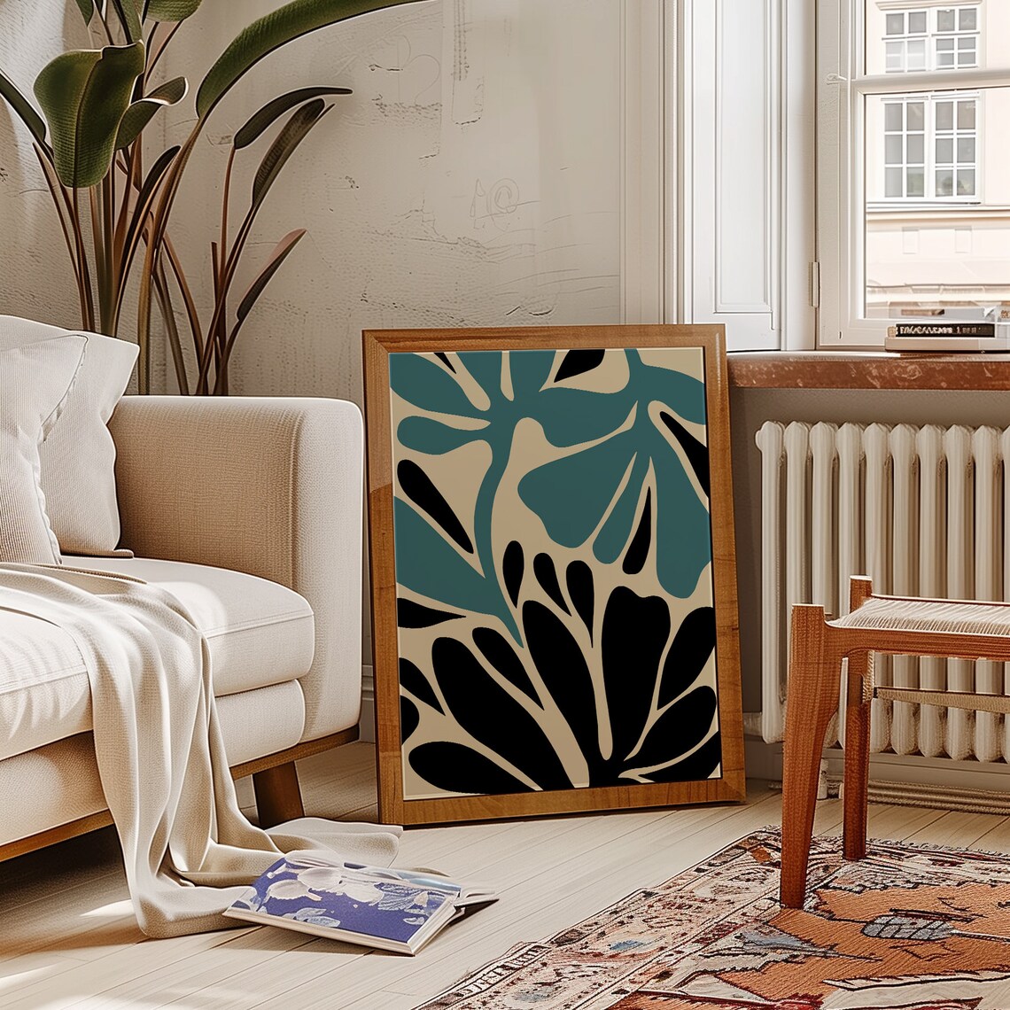 Abstract Art Poster Art Abstract Botanical Minimal Art Decor Modern Wall Hanging Contemporary Decor Matisse Style Art - Image 3